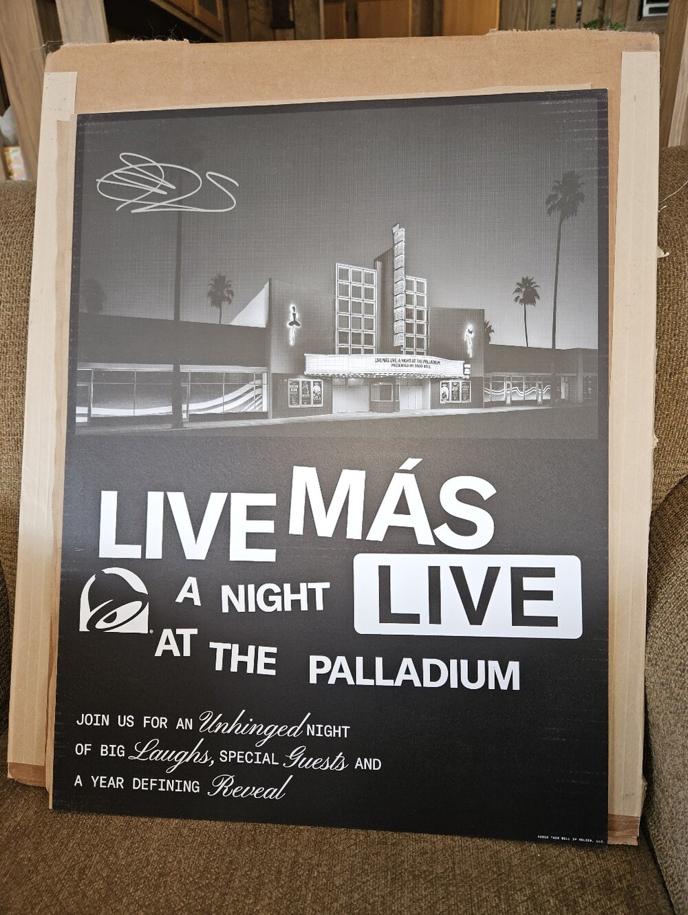 SIGNED VINCE STAPLES Live Más Poster-Live a Night Live at The Palladium